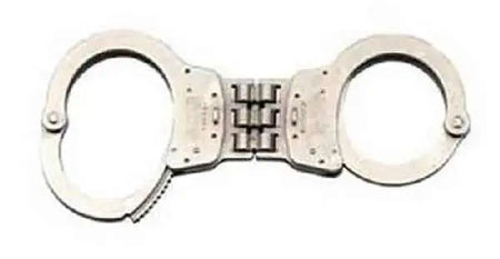 S&W MODEL 300P PUSH-PIN HANDCUFFS STD HINGED NCKL