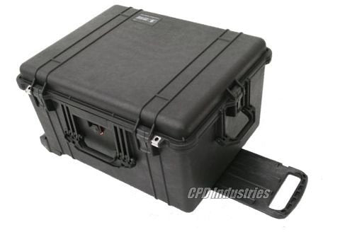 PELICAN 1620 FM 25X19X14 CASE HARD BLACK W/WHEELS