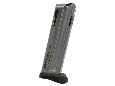 WALTHER P22Q MAG W/FINGER REST 22LR 10RD OLD