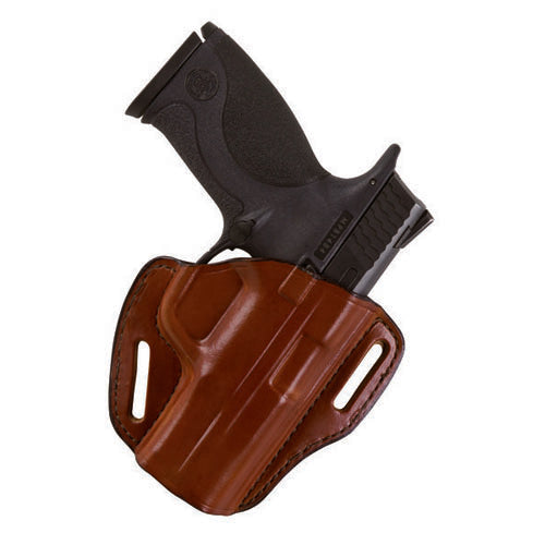 BIANCHI 58 PI SMALL OF THE BACK HOLSTER LH BLACK LEATHER GLOCK 9MM, 40S&W, 357 SIG MOD