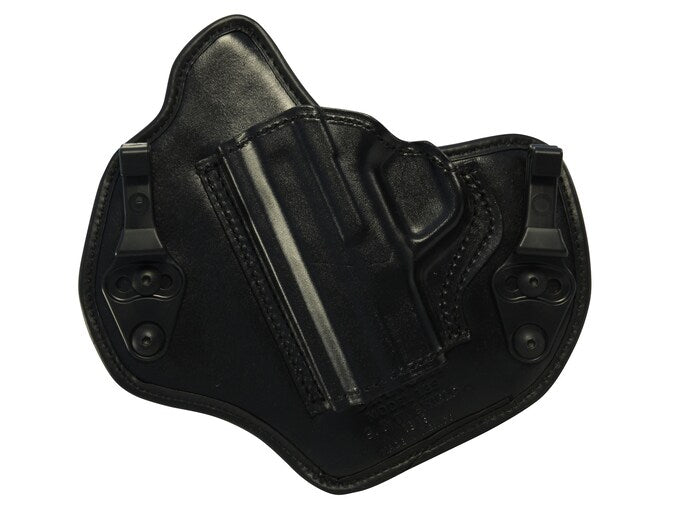 BIANCHI 135 SUPPRESION LEATHER ALLUSION HOLSTER LH BLACK SZ12 S&W SHEILD