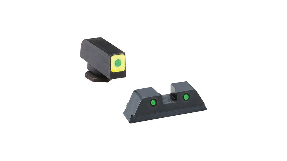 AMERIGLO NIGHT SIGHT SET GLOCK CAP LE GREEN TRITIUM 42/43