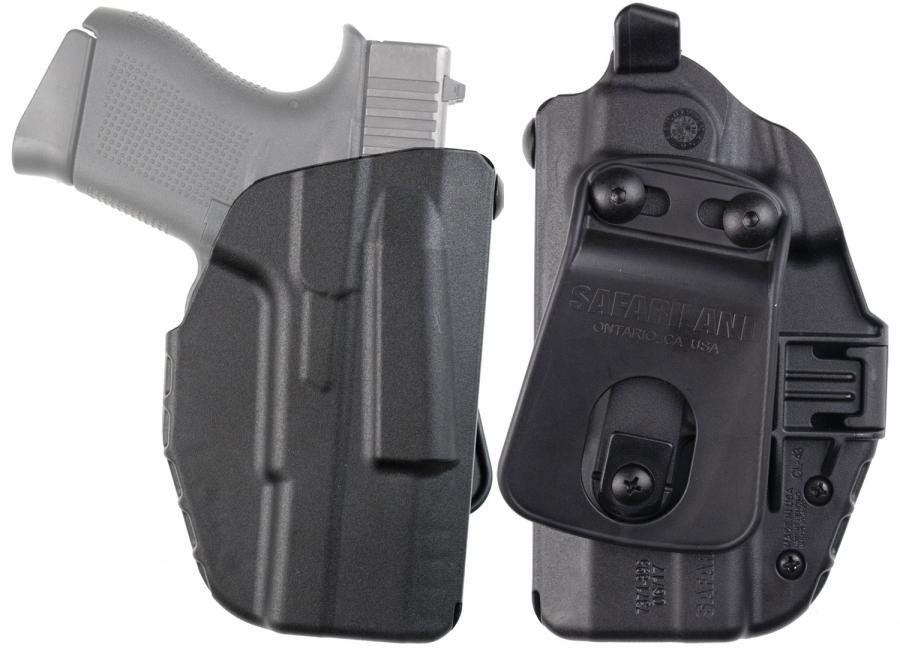 SAFARILAND 7371 MICRO ALS HOLSTER GLOCK 42/43 LH BLACK POLYMER SAFSEV