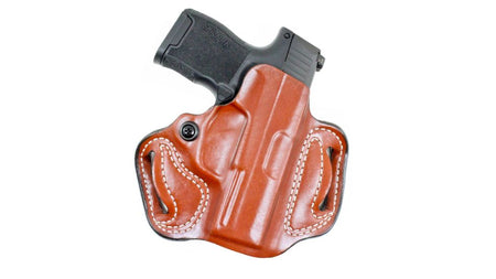 DESANTIS MINI SLIDE BELT HOLSTER GLOCK 43 LH TAN