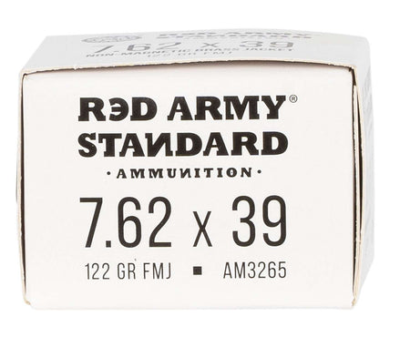 Red Army Standard 7.62x39mm Boat Tail 122gr FMJ Ammo