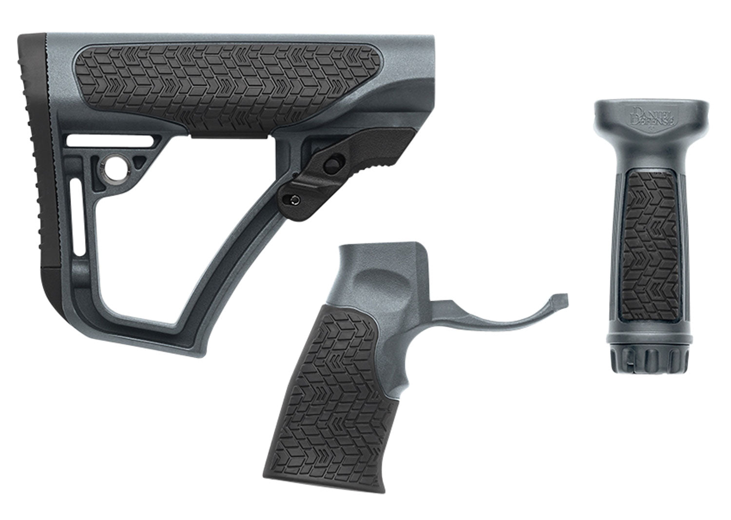 Daniel Defense 2810206145012 OEM Collapsible Daniel Defense Tornado Polymer, Front & Pistol Grip, for AR-Platform with Mil-Spec Receiver Extension (Tube Not Included)