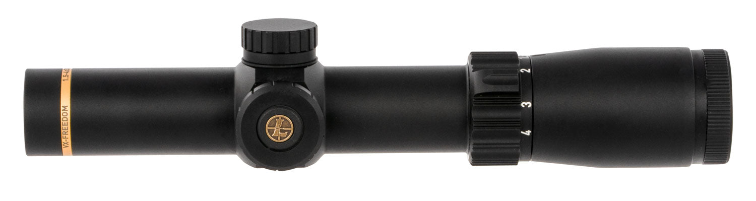 Leupold 177225 VX-Freedom 1-4x 20mm Obj 74.20-29.40 ft @ 100 yds FOV 30mm Tube Black Finish Illuminated FireDot MOA-Ring