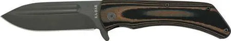 KA-BAR MARK 98 3.5 IN STRAIGHT EDGE FOLDER KNIFE CLIP POINT BLADE MULTICOLOR G10 GRIPS