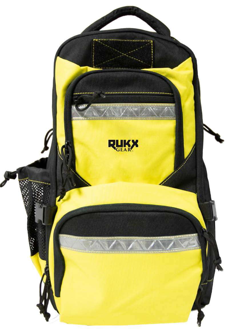 RUKX GEAR SURVIVOR BACKPACK YELLOW (6/CASE)