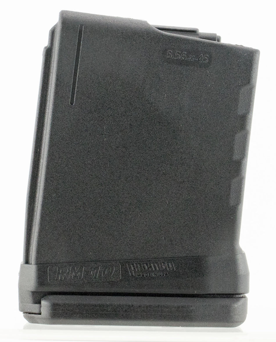 ProMag RM10 Standard 10rd Detachable w/Roller Follower 5.56x45mm Fits AR-15 Black DuPont Zytel Polymer