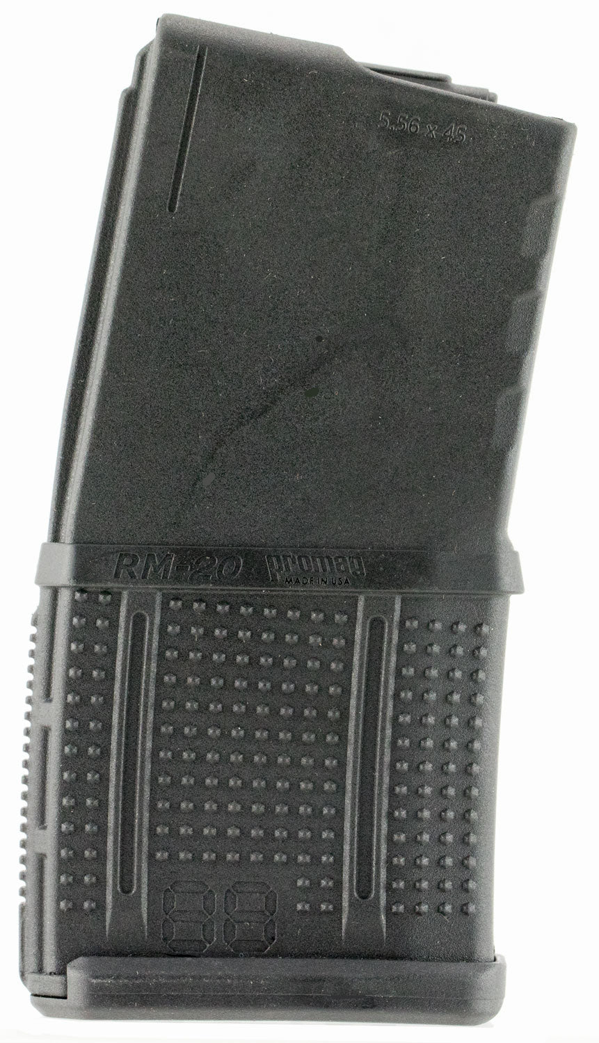 ProMag RM20 Standard 20rd Detachable w/Roller Follower 5.56x45mm Fits AR-15 Black DuPont Zytel Polymer