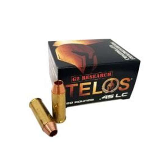 G2 Research .45 Long Colt TELOS 160gr Solid Ammo