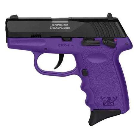 SCCY CPX-4CBPU 380 PSTL BL/PURPLE W/SAFETY 10RD