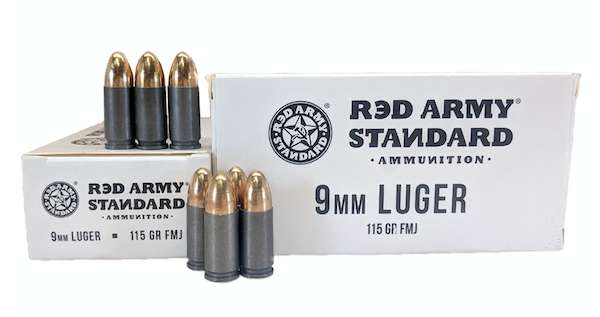 Century Arms Red Army Standard White 9mm Luger / Parabellum 115 Gr FMJ