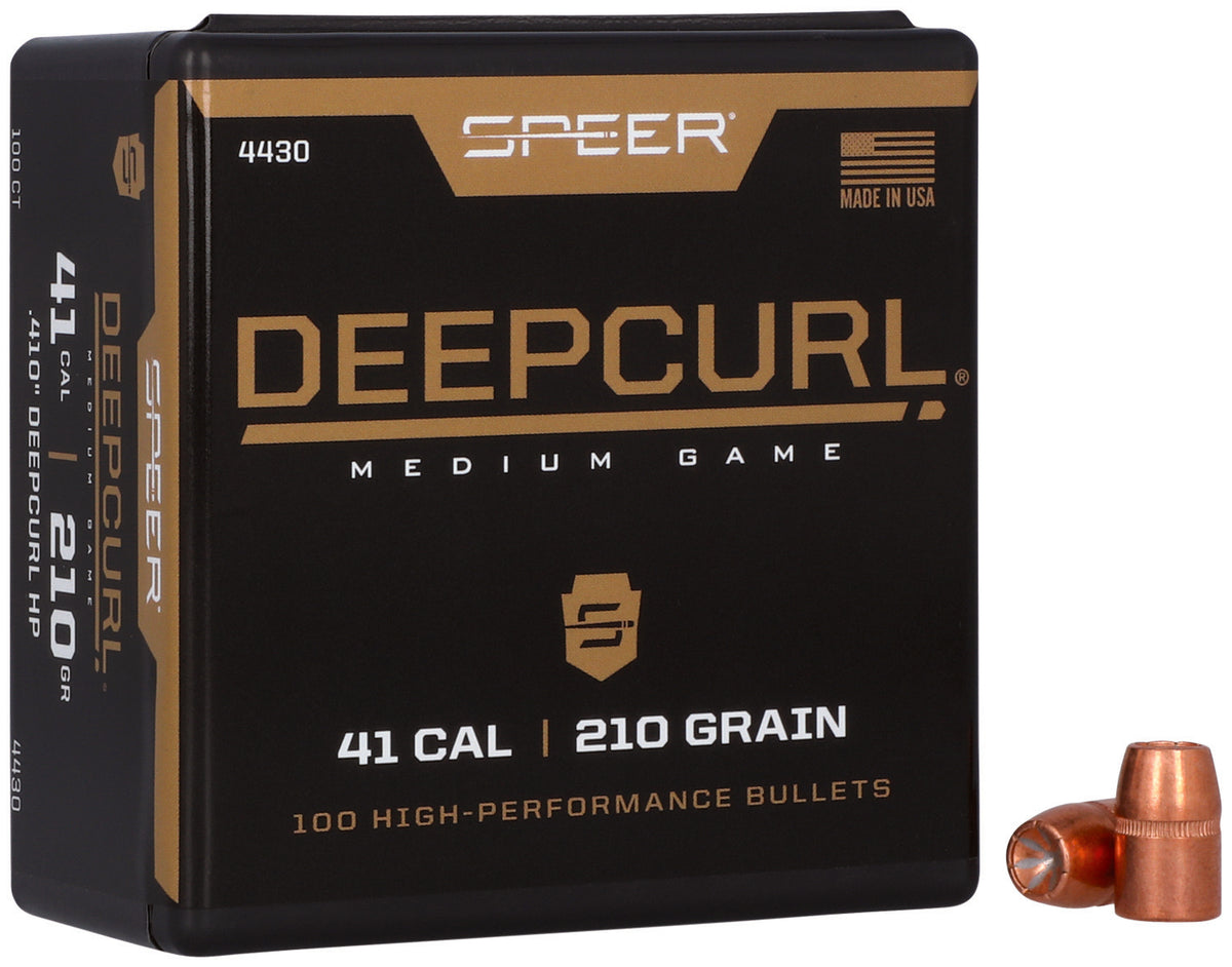 Speer 4430 DeepCurl 41Cal 210gr Hollow Point 100 Per Box/5 Case