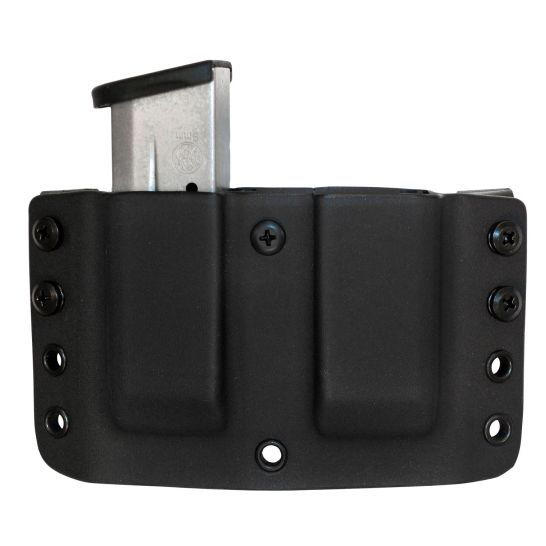 COMP-TAC TWIN WARRIOR MAG POUCH OWB KYDEX #19  M&P SHIELD 9/40 BLACK