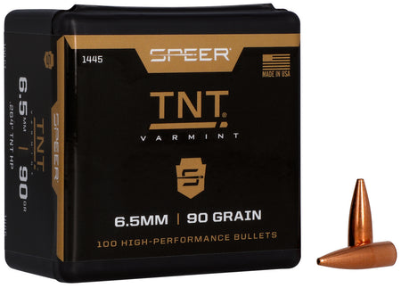 Speer 1445 TNT 6.5Creedmoor 90gr Jacketed Hollow Point 100 Per Box/5 Case