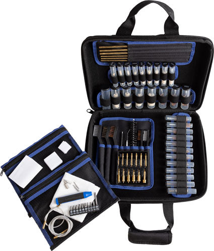 GUNMASTER UNIVERSAL SOFT SIDE GUN CLEANING KIT 80 PCS.