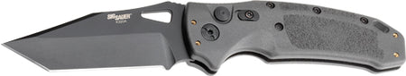 HOGUE K320A TACTICAL 3.5" AUTO FOLDER TANTO BLADE POLY GREY