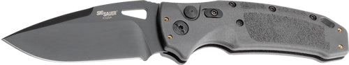 HOGUE K320A TACTICAL 3.5" AUTO FOLDER DROP POINT BLD POLY GRY