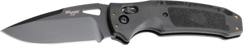 HOGUE SIG K320 NITRON 3.5" BLD ABLE LOCK FLDR DROP POINT BLK