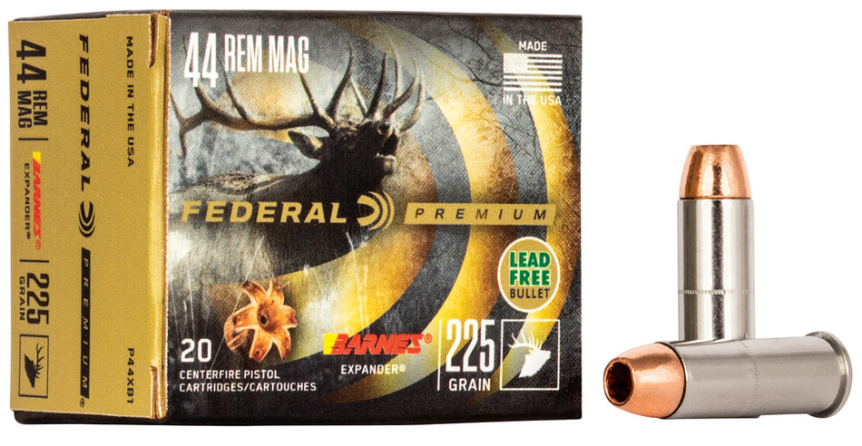 Federal .44 Magnum 225gr BRX Ammo