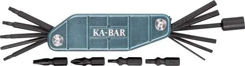 KA-BAR GUN 15 PIECE MULTI-TOOL AQUA  BLUE