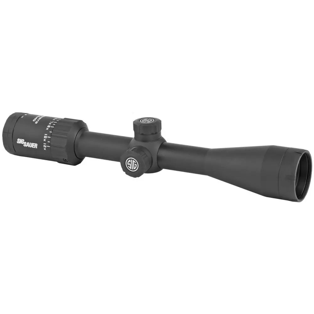 SIG SAUER WHISKEY3 SCOPE 4-12X40MM 1 IN SFP BDC1 QUADPLEX RETICLE 0.25 MOA ADJ BLACK
