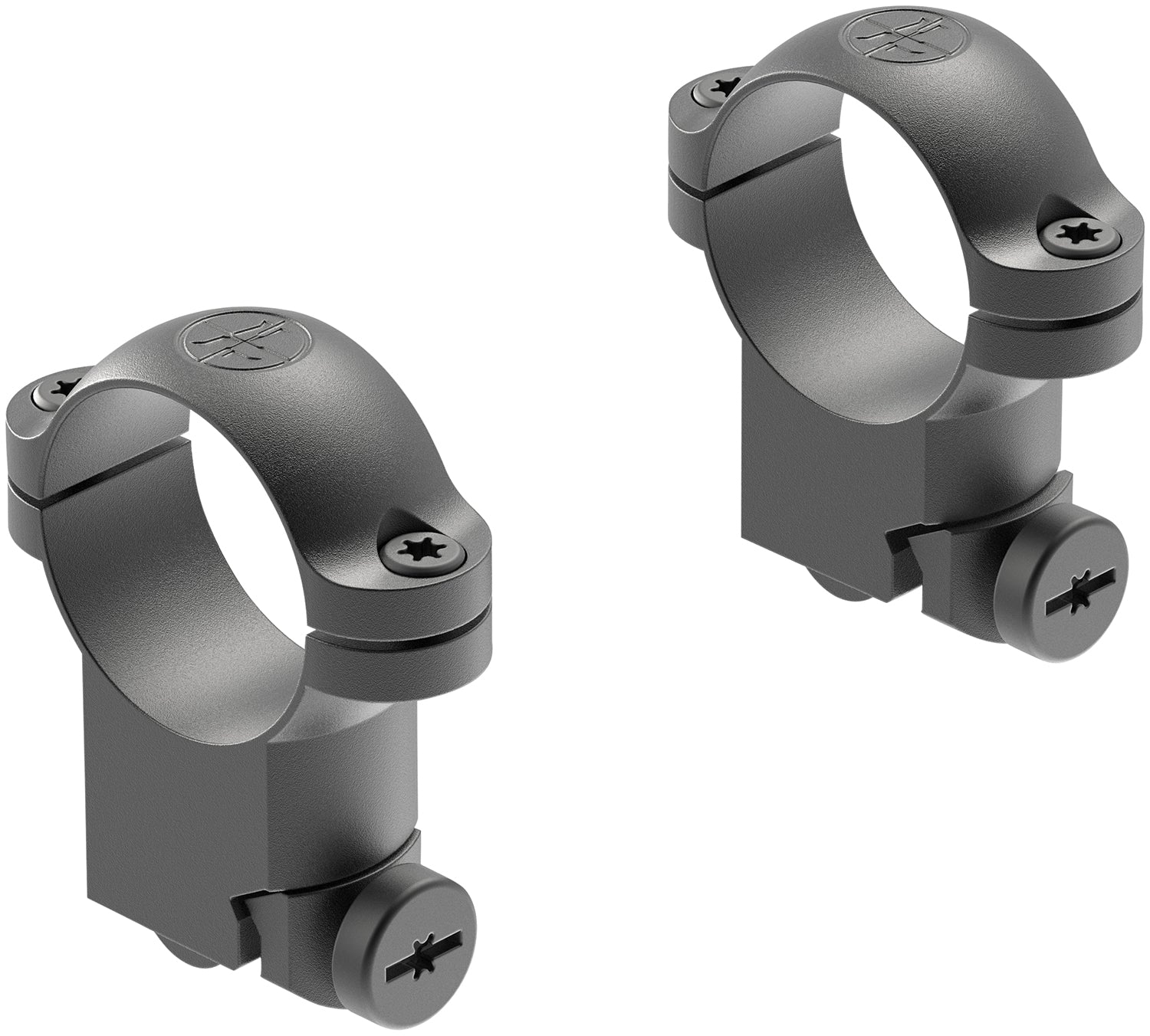 Leupold 49952 Ringmounts Matte Black Ruger M77 1" High