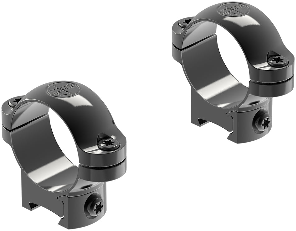 Leupold 49949 Ringmounts Black Gloss 1" Rimfire Low