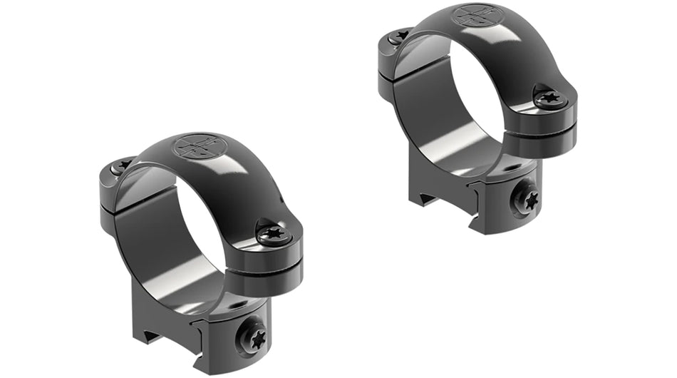 Leupold 49947 Ringmounts Black Gloss 1" Rimfire Medium