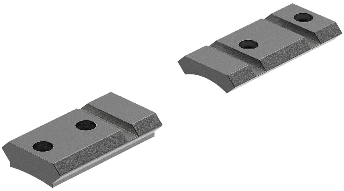 Leupold 49841 QRW Cross-Slot Base Set Matte Black Remington 700