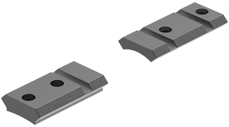 Leupold 49841 QRW Cross-Slot Base Set Matte Black Remington 700