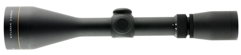 Leupold 58160 Rifleman  3-9x 50mm Obj 33-13.1 ft @ 100 yds FOV 1" Tube Black Matte Finish Wide Duplex (SFP)
