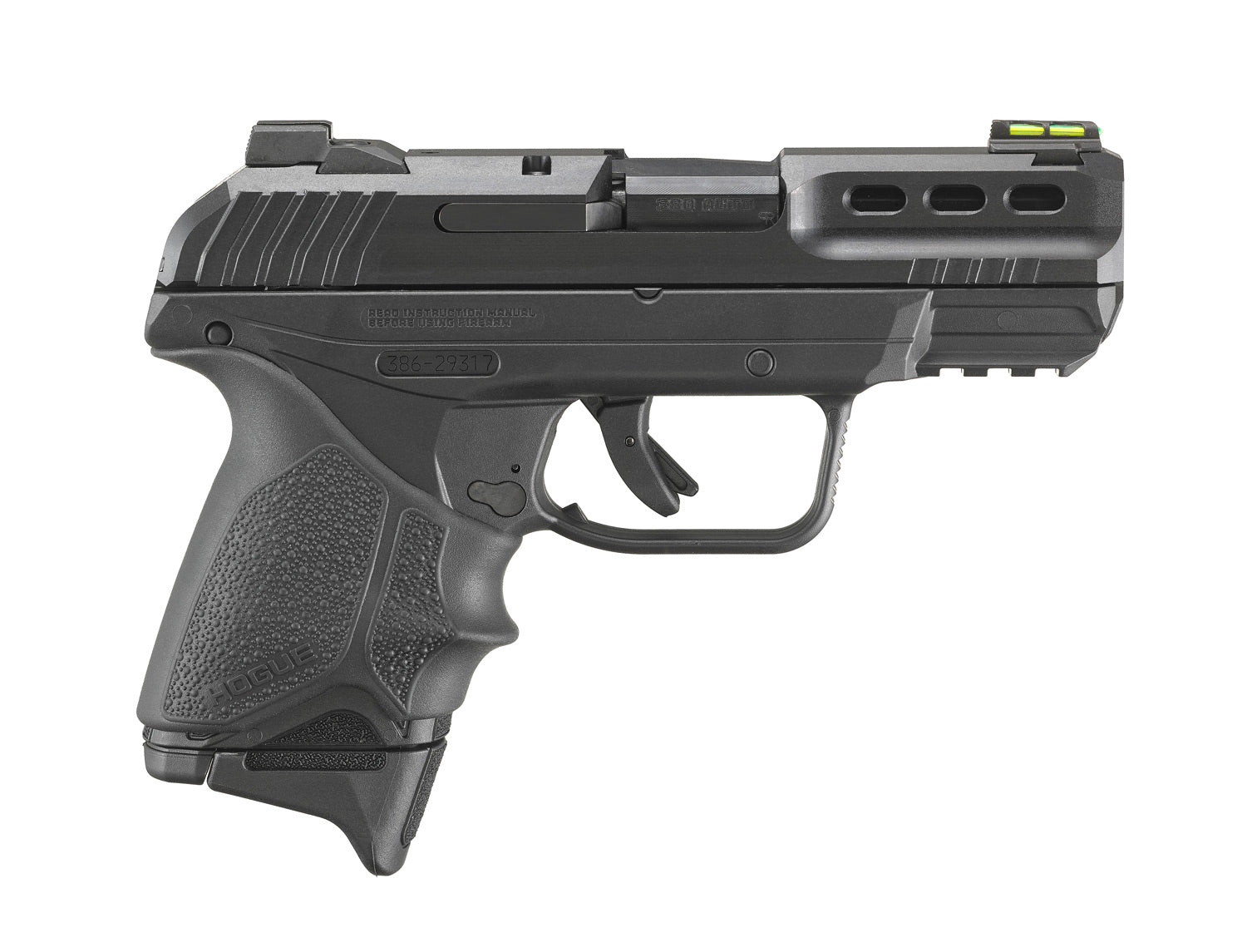 Ruger 3854 Security-380 *MA Compliant 380 ACP 10+1 3.42" Black Oxide Steel Barrel, Black Serrated Steel Slide, Black Polymer Frame w/Picatinny Rai,l Black Polymer Grip, Lite Rack System, Right Hand