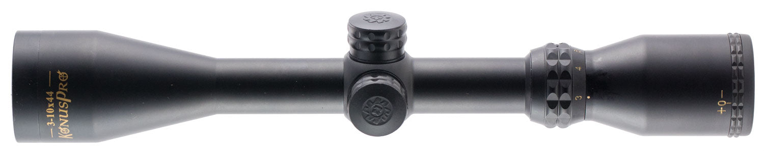 KonusPro 3-10x44mm Rifle Scope SFP 30/30 Reticle Non Illuminated Matte Black 3-10x44 riflescope with engraved reticle