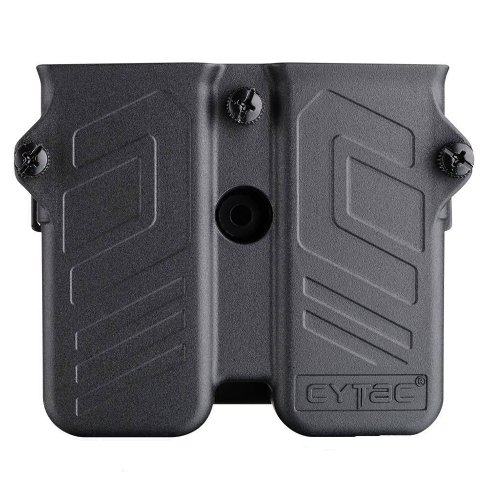 CYTAC UNIVERSAL DOUBLE MAGAZINE POUCH FITS 9MM/40S&W/45 AUTO MAG