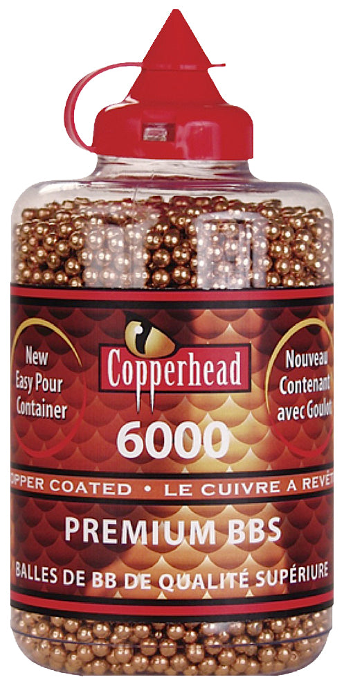 Crosman 0767 Copperhead 177 Copper-Coated Steel 6000/Bottle