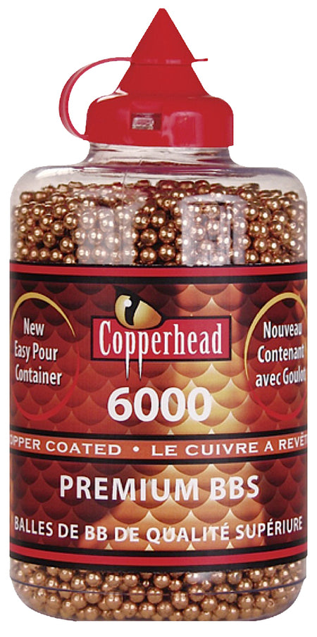 Crosman 0767 Copperhead 177 Copper-Coated Steel 6000/Bottle