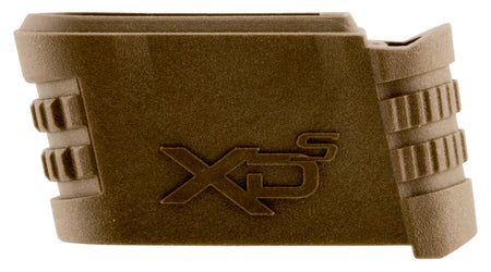 Springfield Armory XDS5901FDE Backstrap Sleeve made of Polymer with Flat Dark Earth Finish & 1 Piece Design for 9mm Luger Springfield XD-S with #1 Backstrap