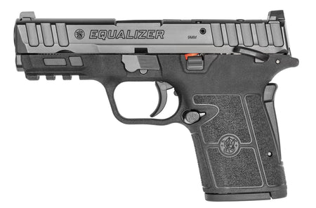 Smith & Wesson 13732 Equalizer Micro-Compact 9mm Luger 10+1 3.68" Black Armornite Steel Barrel, Optic Ready/Serrated Slide, Black Polymer Frame w/Picatinny Rail, Black Textured Polymer Grips