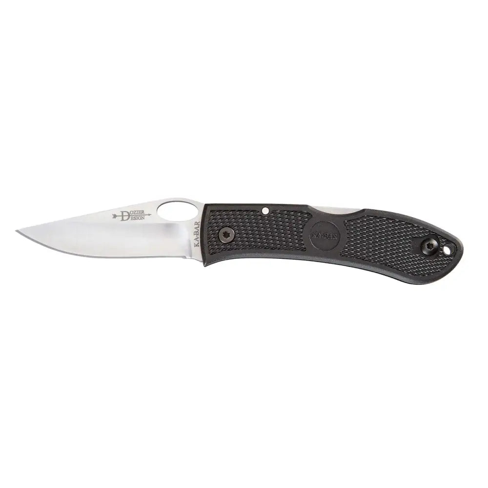 KA-BAR DOZIER THUMB NOTCH KNIFE 7.25 AOL 3 IN CLIP POINT BLADE W/THUMB NOTCH W P/CLIP