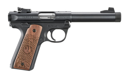 Ruger 40192 Mark IV 22/45 Collector's Series 22 LR 10+1 5.50" Blued Threaded Bull Barrel, Blued Ally Steel Receiver, Blued Polymer Frame w/Engraved American Walnut Grip