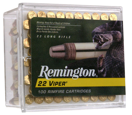 Remington 21288 Viper High Velocity Truncated Cone Solid 36 Grain .22 Long Rifle 1410 fps