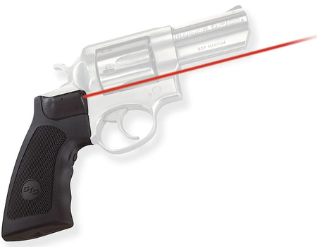 Crimson Trace 011790 Lasergrips Fits Ruger Alaskan/GP100/Super Redhawk, Red Laser 633nM Wavelength 5mW Output, Black Polymer