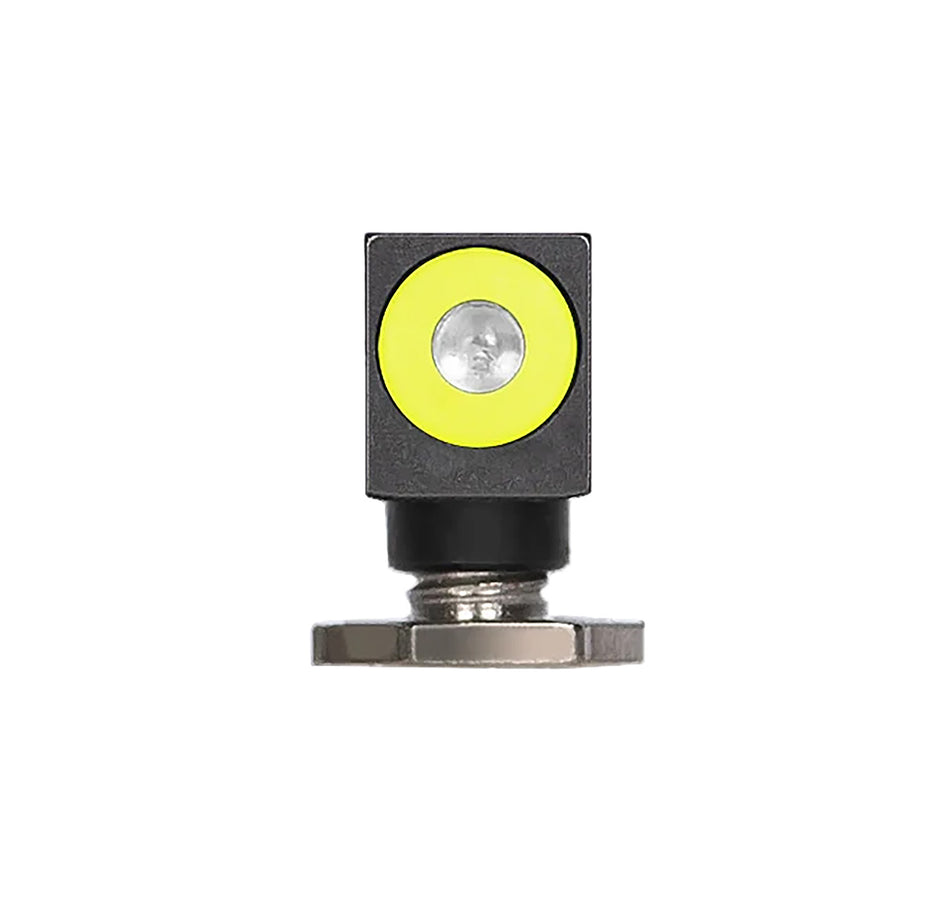 Night Fision GLK000001YGX Tritium Front Sight for Glock Green/Tritium Yellow Outline Glock 17/17L/19/22