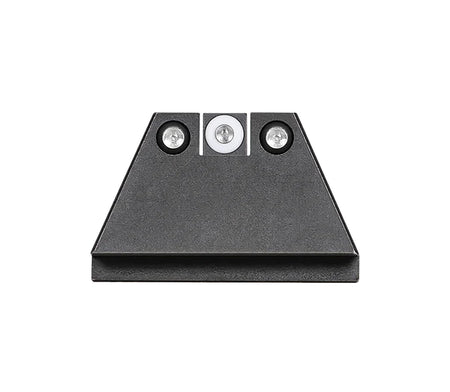 Night Fision GLK004003WGZ Suppressor Height Sights For Glock Green Tritium White Outline Front Sight-Green Tritium Black Outline Rear Sight Glock 17/17L/19