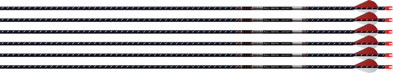 EASTON ARROW 5MM FMJ 500 6-PACK W/ 2" BLAZER VANES