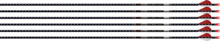 EASTON ARROW 5MM FMJ 500 6-PACK W/ 2" BLAZER VANES