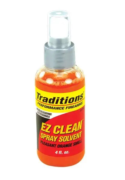 TRADITIONS MUZZLELOADING EZ CLEAN BORE SOLVENT 4 OZ PUMP BOTTLE ( 6 PER CASE )